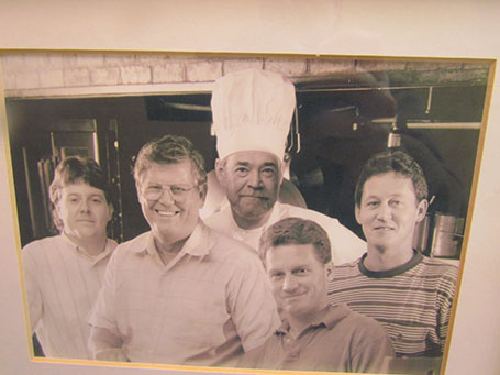 Photo of the George Family with the Cook